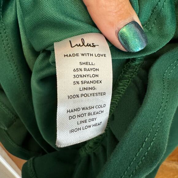 Lulus Spoonful of Sass Green Bodycon Mini Dress‎ Womens Medium - Picture 5 of 6